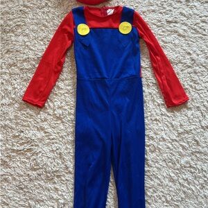Mario Boys size 4-5 Halloween Costume